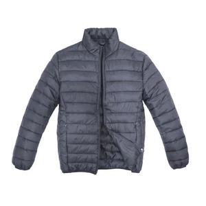 Chaqueta de burbujas con cuello levantado de alta calidad para hombre, chaqueta acolchada de invierno de Color sólido con cremallera frontal, tela de lona acolchada de algodón - Product Image 2