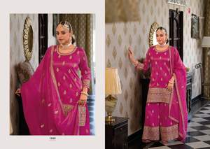 Traje Salwar Bordado de Diseñador Simar, Elegante Conjunto Étnico para Fiesta con Dupatta para Mujer, Temporada Festiva de Bodas - Product Image 2