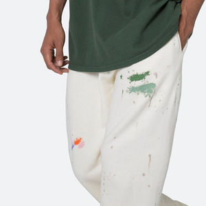 Fabricant de pantalons de survêtement respirants, pantalons de survêtement personnalisés pour hommes, pantalons de survêtement à jambe droite, pantalons de survêtement à cordon de serrage à la taille, légers, décontractés, pour le fitness - Product Image 2