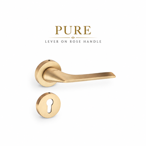 Poignée de porte décorative à levier pur antique pour applications résidentielles, commerciales et intérieures - Product Image 1
