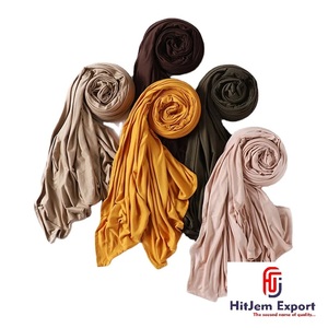 Plain Airflow <b>Scarf</b> Woven Fabric Producer Cotton Viscose Polyester Lightweight Textile for Custom Brand Collections - Product Image 1