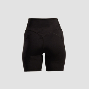 Shorts de sport Swift pour femme, taille haute, respirants, séchage rapide, extensibles dans 4 directions, en polyester/spandex/coton, personnalisables, antidérapants, coupe ajustée - Product Image 1