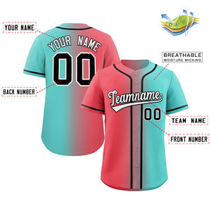 Maillot de baseball personnalisé pour homme, 100 % polyester, respirant, style streetwear, avec fermeture boutonnée, option grandes tailles - Product Image 6