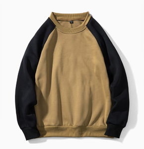 Sudadera Unisex de Algodón 100% con Cuello Redondo, Ajuste Holgado, Cómoda, Manga Larga, Lisa, Casual, Tejida para Primavera, Venta al por Mayor - Product Image 4