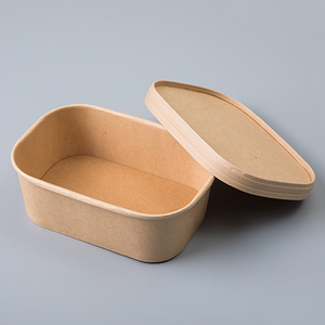 ชามกระดาษลายนูนขนาด32ออนซ์สำหรับใช้อเนกประสงค์ขนมปังซูชิคุกกี้สลัดน้ำตาลนมแฮมเบอร์เกอร์ - Product Image 6