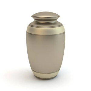 Urne funéraire en laiton gravée pour cendres humaines, taille adulte, récipient commémoratif, pot artisanal en métal durable pour enterrement - Product Image 2