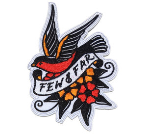Parche Termoadhesivo Bordado con Diseño de Pantera y Espadas, Forma Irregular, Tela de Fieltro No Tejida, 'Hasta el Final' - Product Image 2