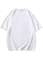Camiseta Vintage de Algodón 100% de Alto Gramaje para Hombre, Estilo Boxy, Personalizable, Lisa, Oversize, Transpirable y Anti-Pilling