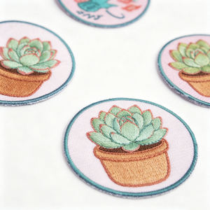 Personalized Custom Embroidered <b>Patches</b> With Logo Design Iron On Embroidery <b>Patches</b> for Clothes Hats <b>Jackets</b> Bags and Uniforms - Product Image 3