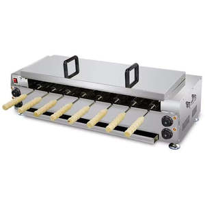Machine à gâteaux cheminée professionnelle à 8 rouleaux - Four à pain cheminée électrique en acier inoxydable 6000W NP-23 - Product Image 5