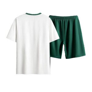 2 Piece Men's Shorts <b>Sets</b> Sportswear Custom Summer Wholesale Sweats Suits Sports Men's Shorts <b>Sets</b> Plain <b>Twin</b> <b>Sets</b> - Product Image 2