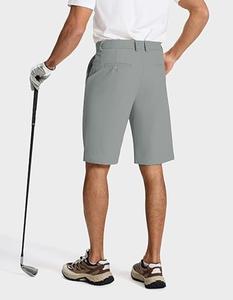 Short de golf pour homme de haute qualité, séchage rapide, fermeture par boutons et fermeture éclair, léger, coupe classique, couleur personnalisée - Product Image 2