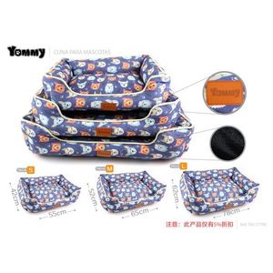Set Cuccia per Cani Yommy Stampata con Motivo Ossa e Stelle, Cuscino Morbido per Cani Taglie S M L - Product Image 3