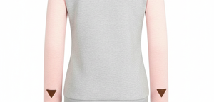 Sudadera con Capucha para Mujer, Otoño, Informal, Tejida, Transpirable, con Cierre, Diseño de Parches, Manga Larga, Largo Regular - Product Image 6