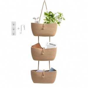 Étagère murale Art Déco en jute faite à la main de grande taille pour la décoration moderne de la maison et du bureau - Product Image 4