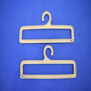 High Quality Plastic Hanger 200x29mm Rice Husk Hanger <b>Small</b> Green Clothes and <b>Towels</b> Display Accessory Green Garment Accessories - Product Image 1