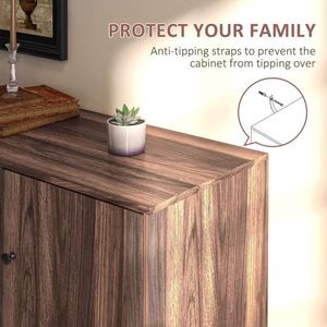 Credenza Rustica Marrone con Vani Portaoggetti - Product Image 6