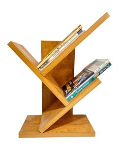 Wooden <b>Tree</b> Shape Five-Tier Modern Non-Folding <b>Bookshelf</b> Storage Rack for Living Room - Product Image 5
