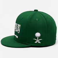 Topi Snapback Katun Custom dengan Logo Bordir Grosir Pesanan Massal Unisex untuk Pria Wanita Topi Snapback