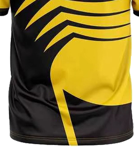 Durable Woven Gym Shirt with Sublimation Design <b>Stand</b> Collar & Sweat <b>Control</b> Formal Style with Solid Pattern and Front Logo - Product Image 6