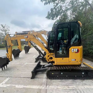 Miniexcavadora CAT 302.7 Amarilla, Tipo Oruga, Equipo de Construcción - Product Image 3