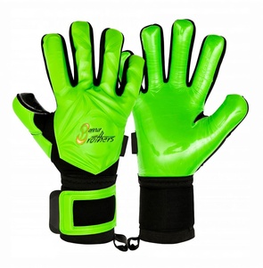 Durable Football Goalkeeper <b>Gloves</b> with Finger Guard Support and Anti-Slip Grip for Training & Match - Product Image 1