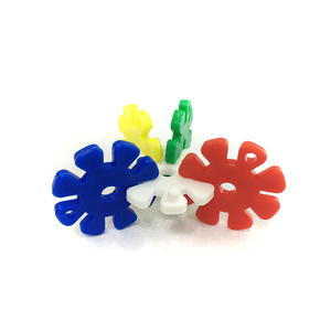 1400 pcs 5 colors Round Flower Snowflake <b>Toy</b> Teaching Aids <b>Building</b> Block <b>Toy</b> - Product Image 1