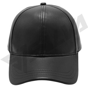Casquettes unisexes vintage en cuir PU de haute qualité, imperméables, avec boucle de réglage métallique personnalisable, pour queue de cheval, sport et plein air - Product Image 2