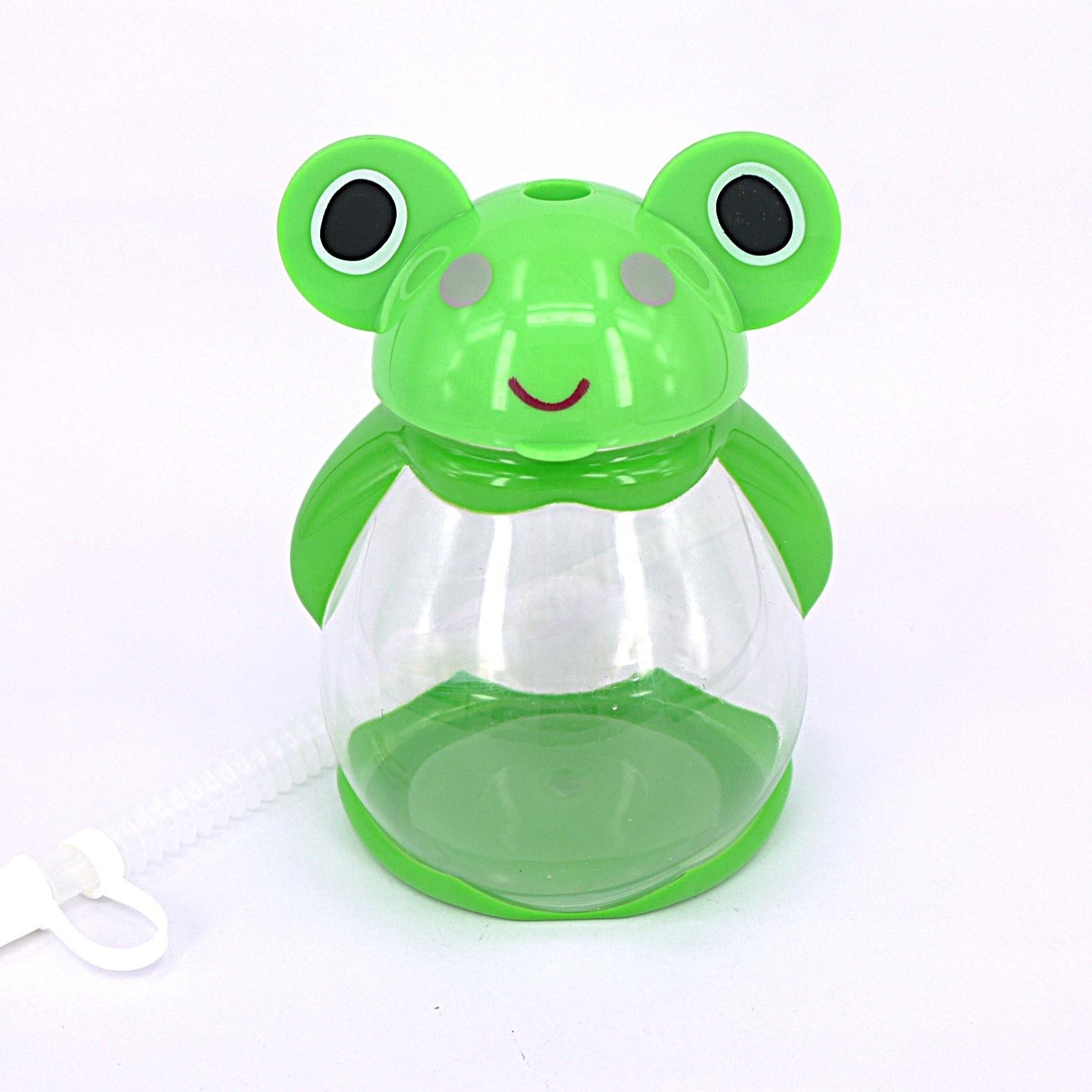 Cute Cartoon Animal Shape Panda Style Kids 465ml BPA Free Eco-Friendly PET Plastic Water Bottle for Theme Park Zoo Use