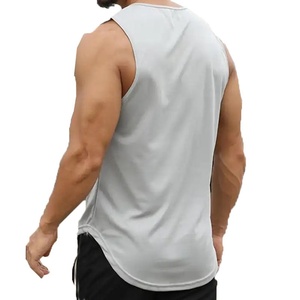 Sports Polyester Boy's Muscle Singlet Sleeveless Travel <b>Vest</b> <b>Gym</b> <b>Mens</b> Tank Top Bodybuilding Fitness Running Custom Logo Tank Top - Product Image 1
