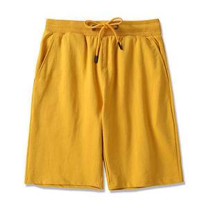 Shorts décontractés en coton pour hommes, légers, respirants, confortables, avec taille élastique, pour un usage quotidien - Product Image 3