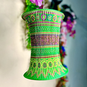 Colorful ethnic <b>lantern</b> factory supply high quality decorative <b>lanterns</b> from brocade fabrics - Product Image 2