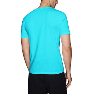 Camiseta clásica para hombre, ecológica, antiarrugas, transpirable, con estampado sólido, informal de verano, para las cuatro estaciones. - Product Image 2