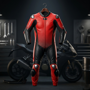 Combinaison de course en cuir sur mesure de haute qualité, imperméable et respirante, homologuée CE, pour motard, moto, OEM ODM, toutes saisons - Product Image 2
