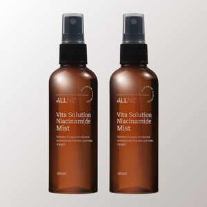 Bruma facial coreana K-Beauty Olnijeu Vita Solution Niacinamide Mist 100ml 2 piezas Hecho en Corea Hidrosol - Product Image 6