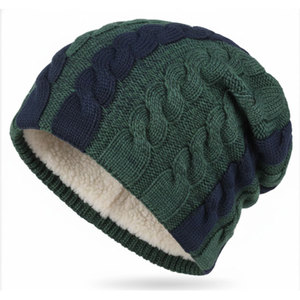 OEM Digital Printed Logo 100% <b>Wool</b> Knit Hat Casual Jacquard Hip Hop <b>Beanie</b> - Product Image 3