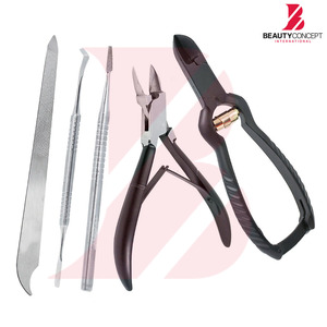 Best Seller Product Nail Clippers Cutters Nippers For Thick Toenails Plus Nail <b>Files</b> For Fingernails Podiatry Instruments - Product Image 2