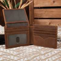 Dompet Pria Warna Solid Horizontal Anti Maling Sederhana Modis Banyak Slot Kartu Bahan Poliester Dompet Pendek Anak Muda