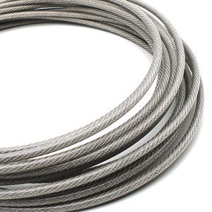 ลวดสลิง DG จากโรงงานเกาหลี ผลิตจากเหล็กกล้าไร้สนิมชุบสังกะสี เกรดสำหรับงานทางทะเล SUS304 AISI  พร้อมเคลือบ PVC/ไนลอน/PU - Product Image 6