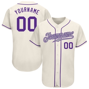 Vente en gros de maillots de baseball authentiques OMMIZ INDUSTRY personnalisés bleu marine-gris, best-sellers - Product Image 5