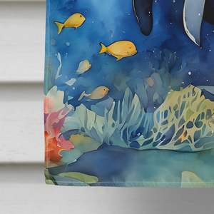 ขนาดใหญ่หลากสีเสาระเบียงตกแต่งลานแบนเนอร์งานศิลปะธงบ้าน Manatee แขวนผนังทำจากโพลีเอสเตอร์ขนาดบ้าน - Product Image 4