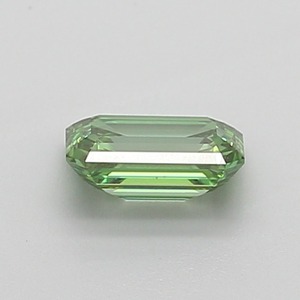 Diamant de laboratoire vert vif fantaisie taille émeraude de 0,91 carat certifié IGI, clarté VS1, polissage excellent, pierre précieuse non montée - Product Image 3