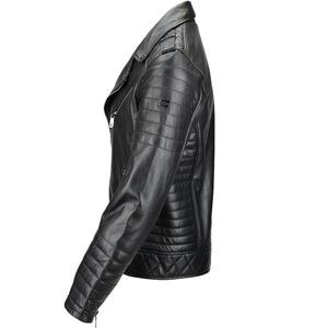 Chaqueta de cuero personalizada, color vintage genuino, chaqueta de cuero vacuno de la mejor calidad para hombre - Product Image 3
