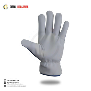 Guantes de Trabajo de Cuero de Buena Calidad a Precio Económico, Guantes Industriales Suaves para Conductor, Guantes de Seguridad de Uso General para Montaje - Product Image 6