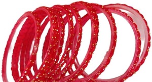Juego de brazaletes de cristal con acabado liso y brillante, estilo gota de lluvia, para mujer, joyería elegante para bodas y festivales, en venta. - Product Image 5