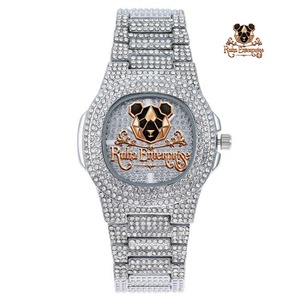 Reloj de Lujo de la Mejor Calidad, Plata 925, Diamantes Moissanite VVS, Totalmente Adornado, para Fiestas y Uso Diario, Disponible en Grandes Cantidades - Product Image 3