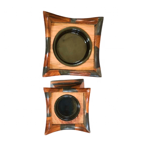 2025 New Acacia Wood Epoxy Resin Hand-made Bakhoor Incense <b>Burner</b> Madhkan Arabic <b>Oud</b> for Home Fragrance All-Season - Product Image 5