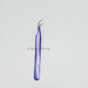 แหนบต่อขนตาสีฟ้าแหนบสแตนเลส - Product Image 1