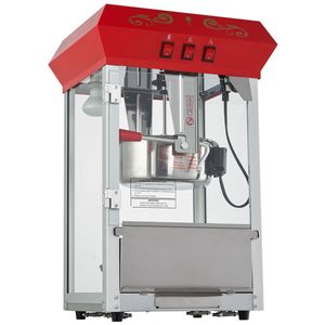 Macchina per Popcorn da Banco 850W, Pentola da 8 Oz, 48 Tazze per Ciclo, con Vetro Temperato, per Mais - Product Image 6