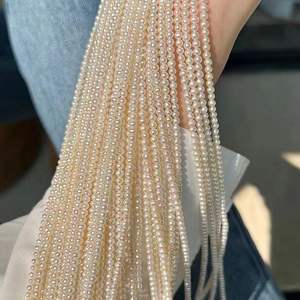 Collier en perles d'eau douce, petites perles de riz, jeune et tendance, chaîne de clavicule réglable, personnalisé - Product Image 4